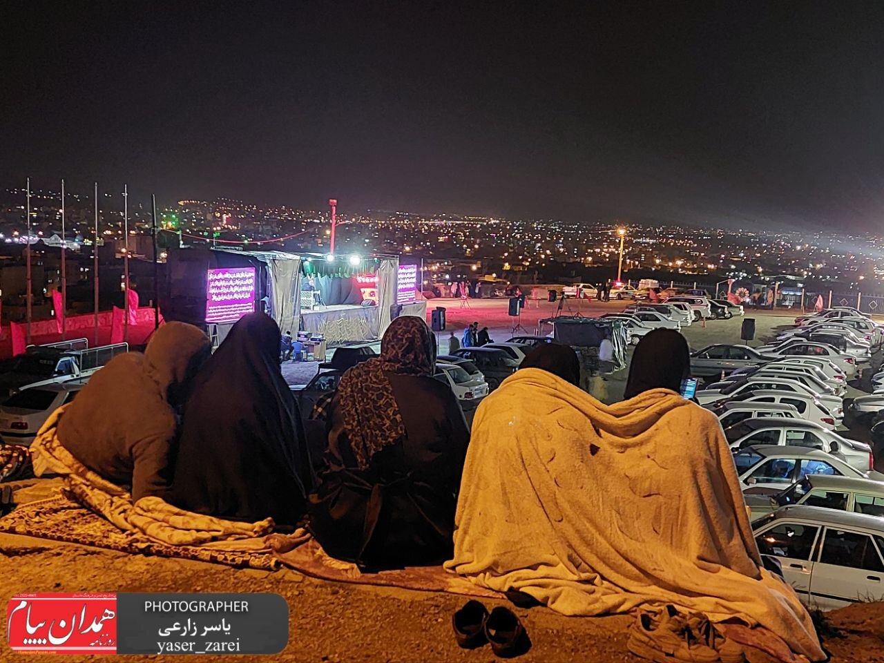 برگزاری مراسم احیای شب های قدر به صورت خودرویی در همدان برگزاری مراسم احیای شب های قدر به صورت خودرویی در همدان