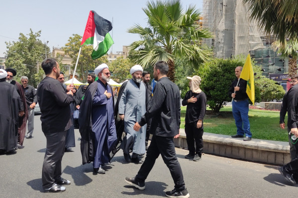 مراسم دسته‌روی روز ششم محرم برگزار شد