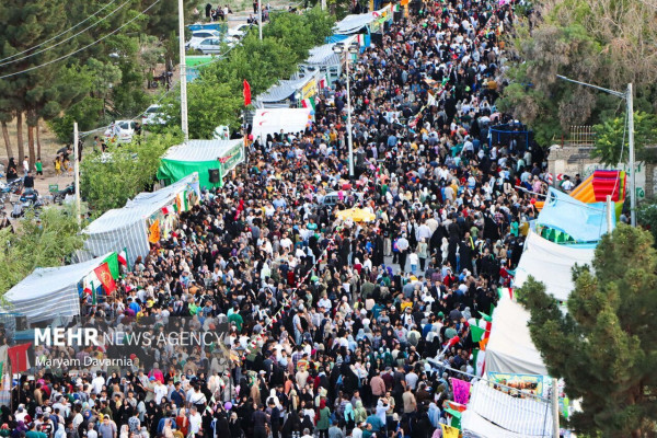Marcha kilométrica de Ghadir en las provincias
