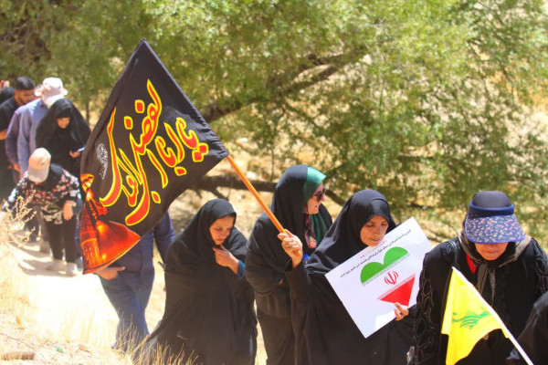 مراسم پیاده روی جاماندگان اربعین در یاسوج برگزار شد