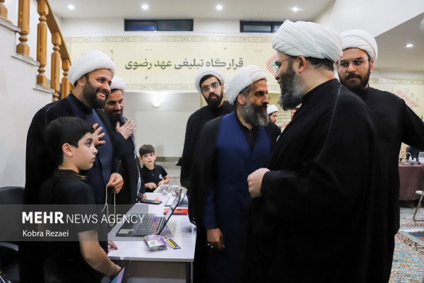 بازدید رئیس سازمان تبلیغات اسلامی از موکب‌های رسانه‌ای در مشهد