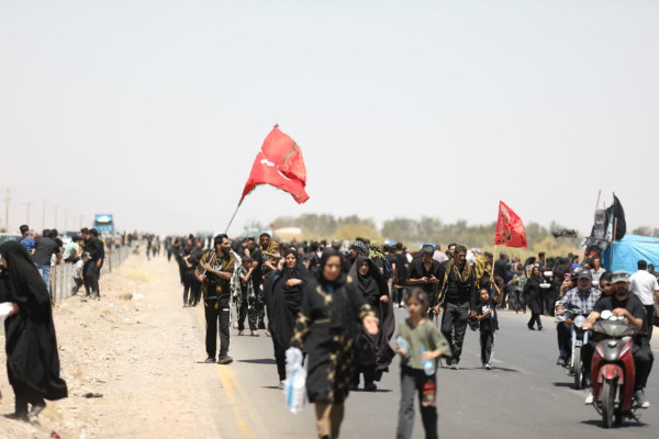 گزارش تصویری مراسم جاماندگان اربعین