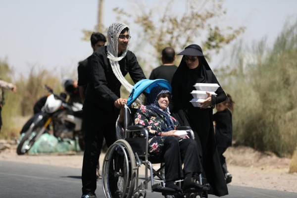 گزارش تصویری مراسم جاماندگان اربعین