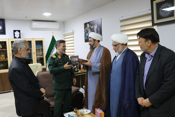 دیدار مدیرکل تبلیغات اسلامی با فرمانده جدید سپاه حضرت جوادالائمه (ع)