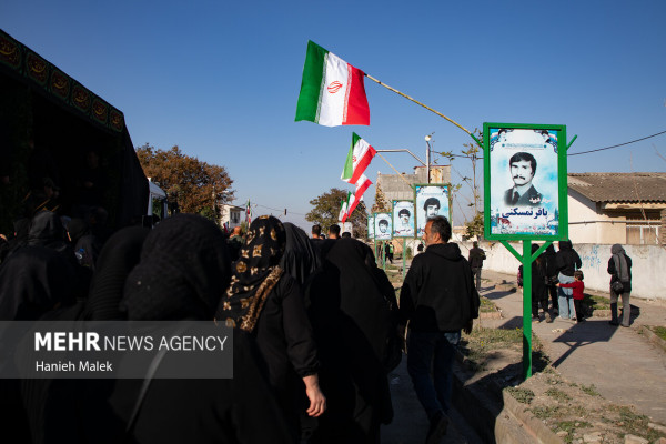 «بازگشت بی‌صدا، بدرقه‌ای پرشکوه؛ شهید گمنام کربلای4 در آغوش مردم آهنگرمحله آرام گرفت»