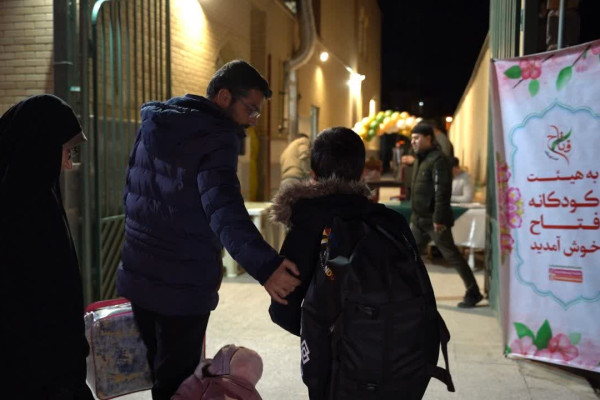 آیین اعتکاف کودکان و نوجوانان هیئت فتاح در مسجد زین‌العابدین شیراز برگزار شد