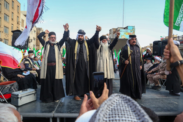 تجمع مردم اهواز در سوگ رهبر انقلاب