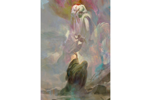 تازه‌ترین نقاشی حسن روح‌الامین رونمايی شد