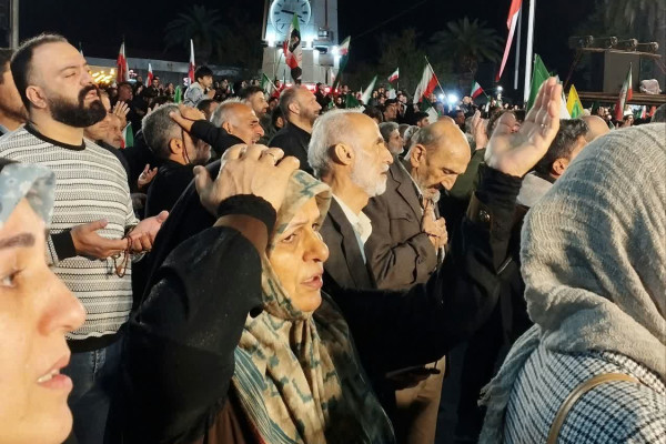 گلستان|تجمع خیابانی مردم دارالمومنین شهرستان گرگان