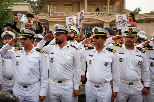 تشییع دریابان شهید تنگسیری در آبادان