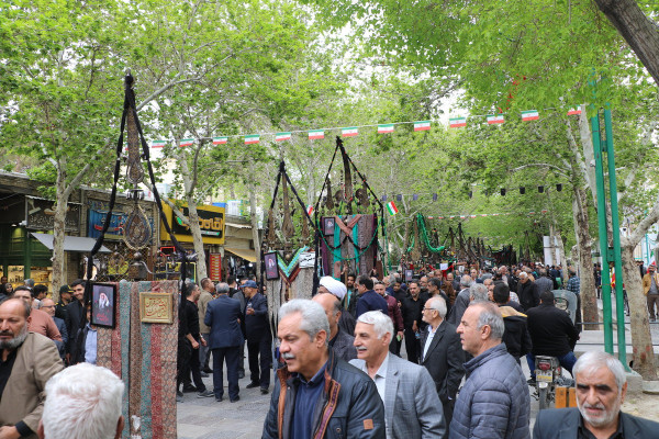 اجتماع عظیم و بی نظیر هیئات مذهبی در میدان امام اصفهان