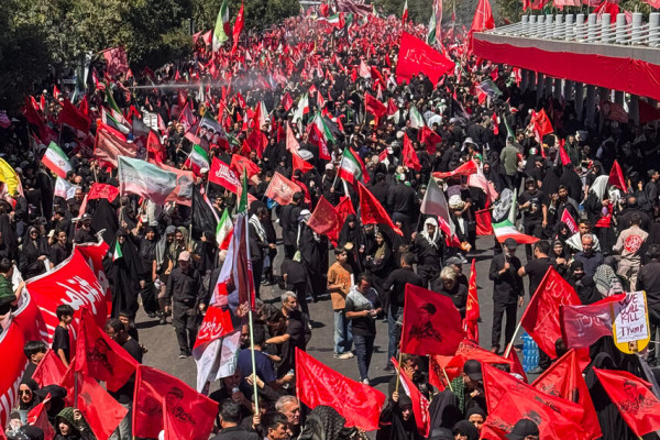 مشهد، زیر پرچم خون‌خواهی رهبر شهید انقلاب