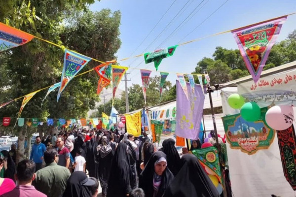 شادیانه غدیر در کیار؛ از برنامه‌های فرهنگی تا پخت ۱۱۰ دیگ نذری